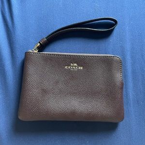 Brown Coach Wristlet